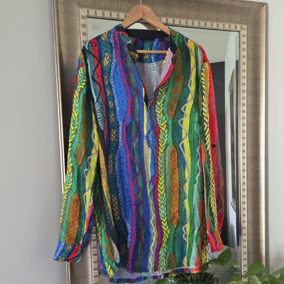 COOGI Other - COOGI Vibrant Multicolor Button Down Shirt